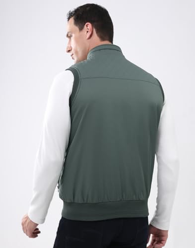 Image of Monte Carlo Men's Regular Fit Reversible Jacket | Mock Neck Zip Closure | Solid Design | Sleeveless Warm & Stylish Reversible Fashion Winter Jacket |Stylish Reversible Jacket For Men (Pack Of 1)