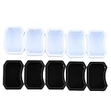 TOBBOMEY 10Pcs Reptile Water and Food Bowls for Lizard Gecko Turtle Feeding Dishes for Daily Use Terrarium and Reptile Tanks and Healthy for Crawling Pets