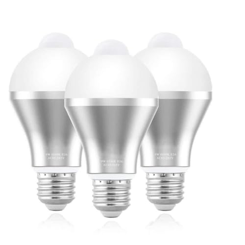 Ampoule de capteur de mouvement 9W culot E27 LED Pir Smart automatique garage extérieur