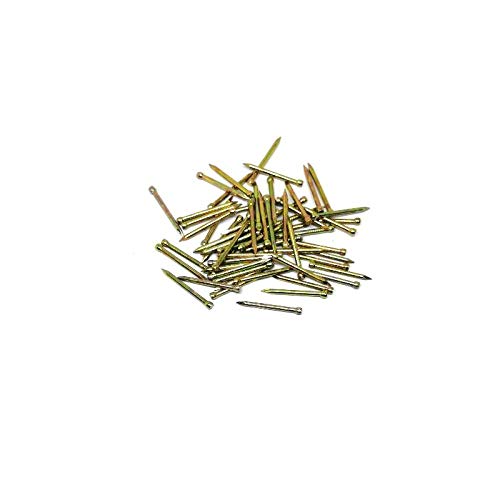 Clavos sin cabeza de acero para zócalos de madera maciza de 38 mm miniatura 1