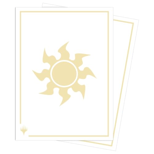 Protège-carte Magic MTG Ultra Pro Apex Sleeves Plains Mana 8 format standard