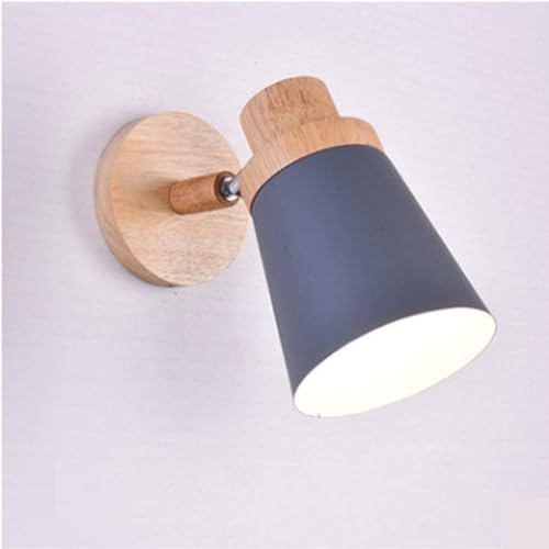 Genérico Apliques de pared, iluminación de pared interior, lámpara de pared de metal, compatible con ., mesita de noche, sala de lectura, Lámpara colgante