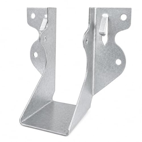 (20 Pack) 2 X 4 Joist Hanger 18 Gauge Double Shear Face Mount Joist Hangers for Wood Floor Deck and Ceililng Joists