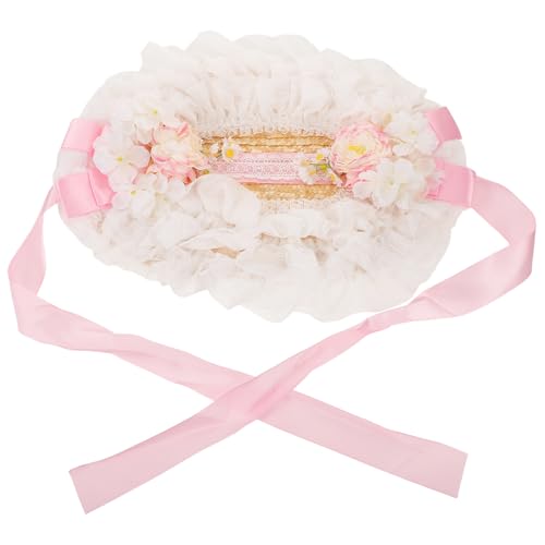 Chapeau Lolita romantique pour pique-nique au jardin et journées ensoleillées à la plage