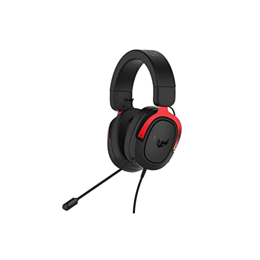 Headset Gamer 7.1 ASUS TUF Gaming H3 Preto/Vermelho
