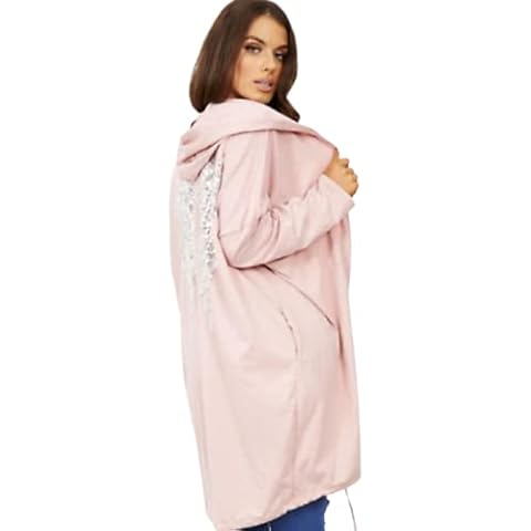Pretty Attitude Sequin Angel Wings Hoodie Cover