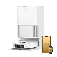 dreame D30 Ultra Robot Vacuum, Auto Vacuum & Mop, 25,000 Pa Suction Power, Dual Mop and Floor Cleaning,Carpet Detection,TriCut Brush Carpets & Pet Hair, App & Remote Control, Hands-Free Cleaning