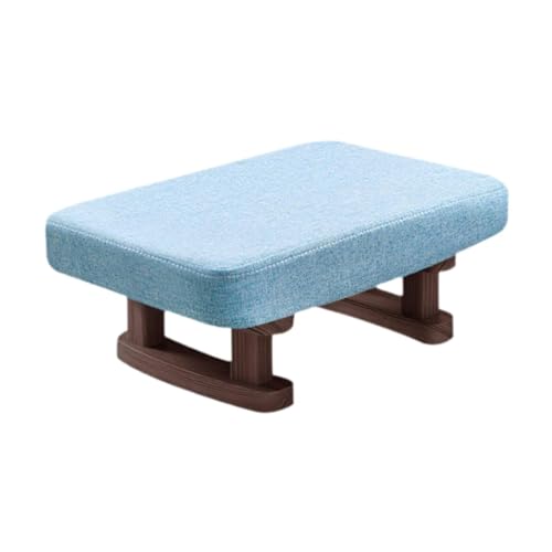 Elegante reposapiés rectangular con patas