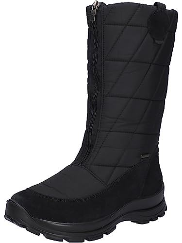 Westland Damen Snowboots Grenoble 04,Weite G (Normal),Wechselfußbett,wasserdicht,Thermostiefel,Moon Boots,Canadians,schwarz,37 EU / 4 UK
