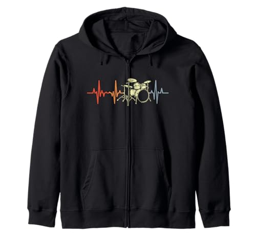 Divertente completo da batteria con grafica Trap Set come idea regalo per gli amanti della musica, gli artisti rock e le band musicali, adatto a uomini, donne e bambini e perfetto per Natale, feste di compleanno, festa del papà o della mamma.