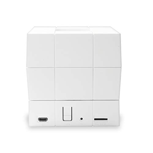 Amaryllo Fairy Biometric PTZ Wi-Fi Baby Monitor with Face Recognition, Support Human, Vehicle, and Pet Detection, 360° Degrees Viewing Angle, 720p HD, White