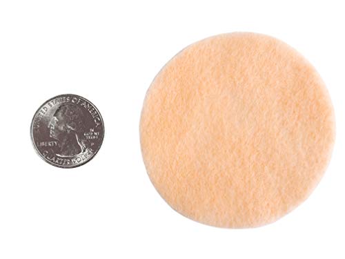 Image of Playfully Ever After Peach Craft Felt Circles (2.5 Inch - 46pc)