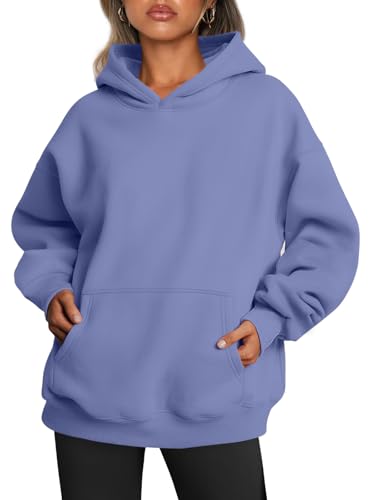 Image of Trendy Queen Women Oversized Hoodies Fall Outfits | Gentle Skin Feel, Aesthetic Drop Shoulder, Large Kangaroo Pocket, Seamless Daily Outfit Match