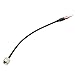 Eightwood PL259 UHF Male to DIN AM/FM Male Plug Extension Lead 12 inches Coax RG58 for Radio Antenna Receiver