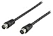 Produktbild Valueline VLSP40000B20 Koaxial-Antennenkabel Stecker Kupplung 2 m schwarz
