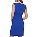 DKNY Women's Desk to Dinner Jewel Neck Dress,Cobalt, 12
