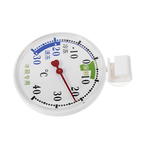 VALICLUD Termómetro para Nevera y Congelador con Sensor de Alta Precisión Montaje Fácil con Ventosa Redonda para Refrigeradores Congeladores y Cámaras Frigoríficas