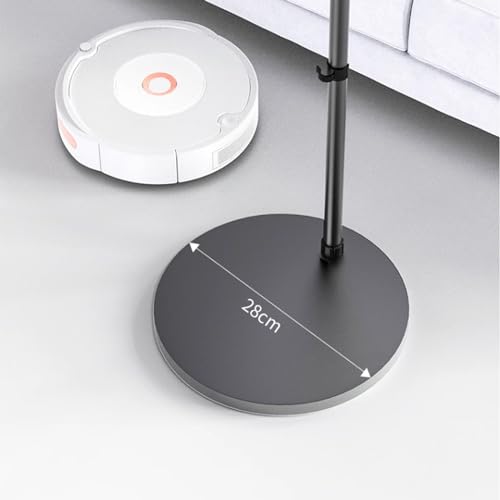 Soporte para proyector extensible para uso en casa, soporte de pared con tablero perforado para proyector, soporte giratorio de 360° con base gruesa y altura ajustable miniatura 3