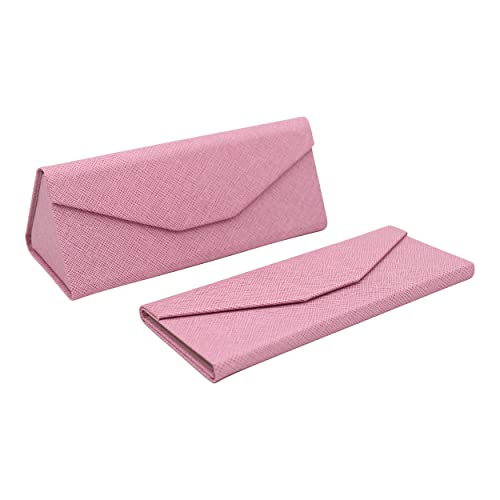 Image of Real Sic Glasses Case for Men and Women - Magnetic Folding Hard Shell Sunglass Holder - Inspired by Solid Color