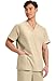 Cherokee Originals Unisex V-Neck Scrubs Shirt, Khaki, Large