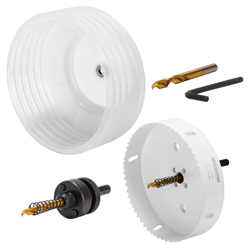 Mollom 152mm (6") HSS M42 8% Cobalt Bi-Metal Hole Saw with Dust Bowl
