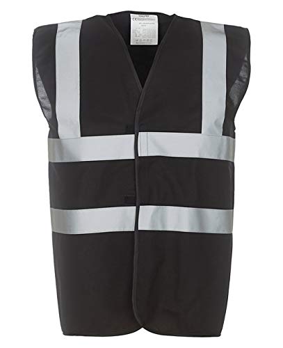 Expert Workwear Hi Vis Multi-Colour Safety Vest High Visibility Reflective Viz Waistcoats 2 Band & Brace - 24 Colours | Small to 5XL