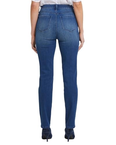 NYDJ Women's Petite High Rise Sheri Slim in Moonlight2