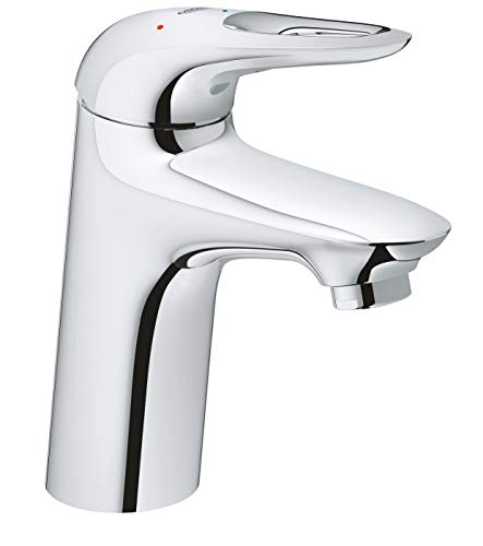 GROHE Eurostyle - Einhand-Waschtischbatterie (wassersparend, mit Temperaturbegrenzer, langlebige Oberfläche), chrom, 23930003