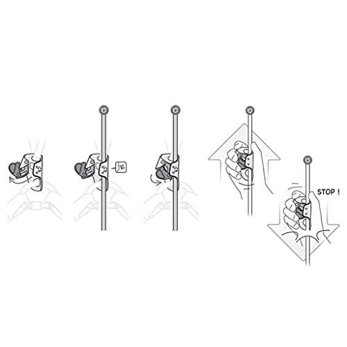 Professional Chest Ascender Rock Climbing Equipment Vertical Rope Ascender Climbing Ascenders