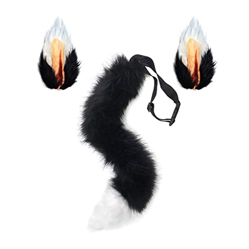Pinces à oreilles d'animaux en peluche : coiffe d'Halloween antidérapante