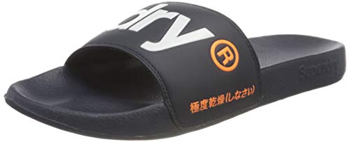 Materiale interno: sintetico Superdry Classic Pool Slide, Mocassino Uomo, Lauren Navy, Small EU