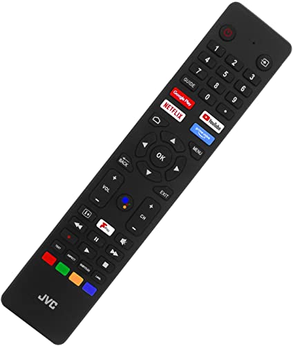 Genuine RM-C3250 504Q3260112 New Voice Remote Control Compatible with JVC Smart HD 4k Ready LED LCD TV with Assistant LT-32CA690 LT-32CA790 LT-43CA790 LT-43CA890 LT-50CA890 LT-65CA890 Tv Models
