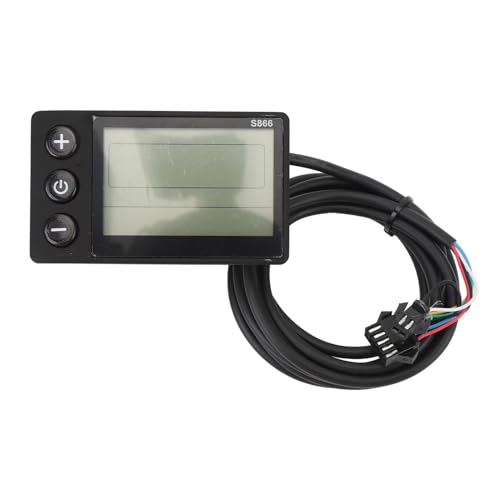 Electric Cycle LCD Display Control Panel with SM 6 Pin Connector S866 LCD for 22.2mm Handlebars