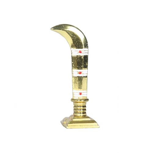 Image of Anciently Karuppasamy Aruval for Car Dashboard | Karuppasamy Aruva Idol, Metal, 1 Piece