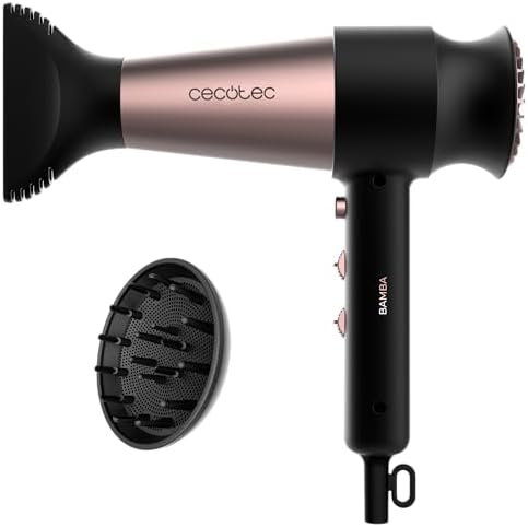 Cecotec Secador de Pelo Bamba IoniCare RockStar Retro. 2000W, Mot...