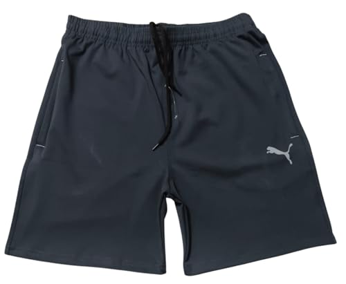 Image of Mens Dry Fit Lycra Stretchable Gym & Sports Shorts Breathable Quick-Dry Activewear for Running Training Yoga & Casual Wear Comfortable Athletic with Elastic Waistband