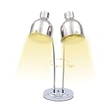 Food Heat Lamps Portable Commercial Stainless Steel Catering Lamp for Restaurant Kitchen Heating Home Use Service Buffet Dual Head 250W Bulb Industrial Scientific Equipment Supplies Appliances Holding