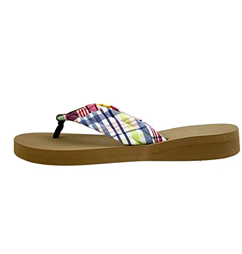 Surfside Madras Sandal on Almond Sole2