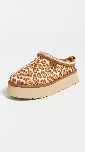 UGG Women's Tazz Plains Slipper, Felicity Leopard Jasmine, 8 - image 2