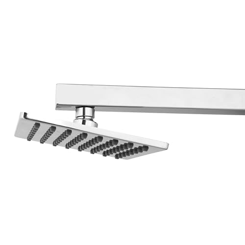 Image of SAM Shower Slim High Pressure Rainfall Showerhead Without Arm for bathroom (Rich Grade, 6 * 6)
