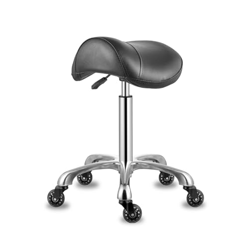 chuxinyinian Saddle Stool Chair for Massage Clinic Spa Salon Cutting,