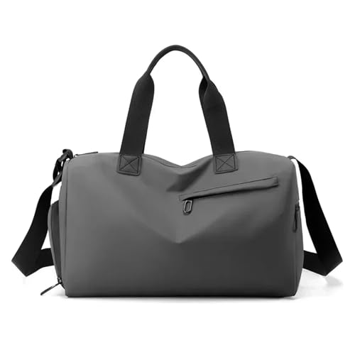 Zipper Large Capacity Oxford Travel Bags Fitness Bags Thickened Fabric Waterproof Luggage(GRAY)