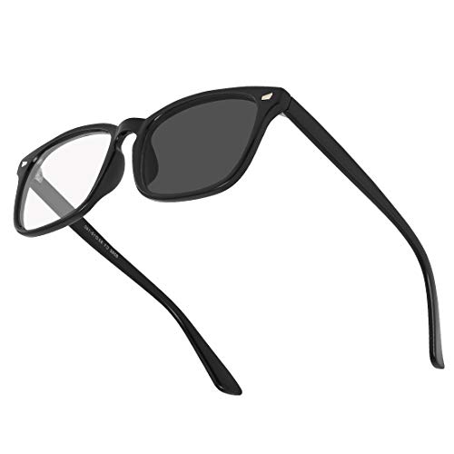 Blaulichtfilter Brille Intelligente Brillenglas, UV Schutzbrille gegen Kopfschmerzen, Augenmüdigkeit, Gaming Brille für PC TV Tablet Unisex