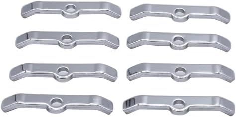 BB Chevy Chrome Tall T-Bar Valve Cover Hold Down Kit - Fits BBC 396, 454, SBC 283-400