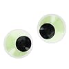 Essentials By Leisure Arts Eyes Sticky Back Moveable 6" Glow in The Dark 2Pc Googly Eyes, Google Eyes for Crafts, Big Googly for Crafts, Wiggle Eyes, Craft #5