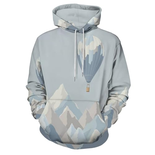 Sweat à capuche streetwear montgolfière pour vos sorties urbaines