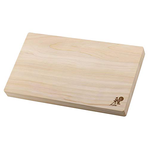 Tabla de cortar rectangular de madera Hinoki grande miniatura 4