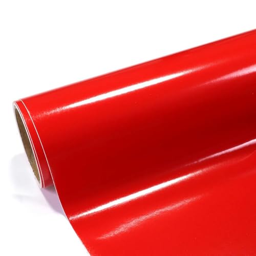 Image of HOME13 Red Glitter Glossy Wallpaper Peel & Stick Contact Paper Decorative Self Adhesive Wallpaper for Kitchen Cabinet Furniture Countertop Waterproof Vinyl Wallpaper (12x200 Inch)