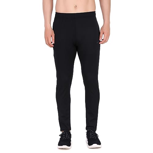 Image of Vector X 4 Way Lycra Mens Track Pant|Boys Polyester Jogger| Gym Workout Slim fit Pants| for Yoga, Running, Sports & Multipurpose Lower for man with 1 Zipper Pocket