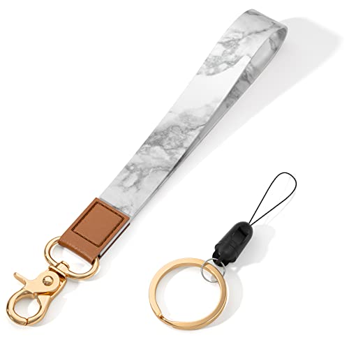 Image of Wrist Lanyard Key Chain, Wristlet Strap Keychain Holder for Women Men Car Keys Wallet Card Phone